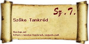 Szőke Tankréd névjegykártya